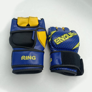 Nuevos Guantes de Grappling de Cuero Unisex Personalizados de Alta Calidad a Precio Económico al por Mayor, Diseño Transpirable y Ligero, Muñequera Ajustable - Product Image 1