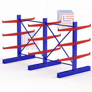 מדפי קנטילבר למחסן, מדפים כבדים ללא ברגים, מדפי אחסון למחסן, מדף פלדה - Product Image 2