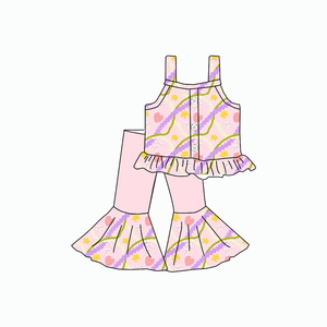 Summer <strong>Girl</strong> Children Clothing Sets Western Style <strong>Cow</strong> Pattern Sleeveless Top Shorts Set Kids <strong>Girls</strong> <strong>Outfits</strong> - Product Image 6