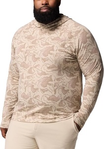 Sudadera con Capucha de Pesca para Hombre, Camisas de Camuflaje Personalizadas, Ropa de <span class=keywords><strong>Caza</strong></span> de Manga Larga, 88% Poliéster, 12% Elastano, Protección Solar UPF 50+ - Product Image 3