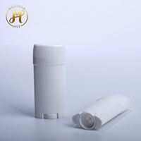Contenant cosmétique ovale en PP vide de 50g 80g, rechargeable par torsion, pour déodorant, lotion et soins de la peau, personnalisable, vente en gros