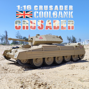 Coolbank mô hình New UK Crusader quy mô 1:16 RC ánh sáng khói <span class=keywords><strong>360</strong></span> ° tháp pháo xoay người lớn sở thích quà Tặng pin cho người lớn - Product Image 4