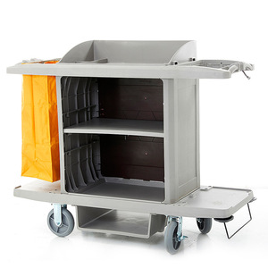 Chariot de service multifonctionnel Double Swords pour la restauration, le nettoyage et la collecte mobile - Product Image 4