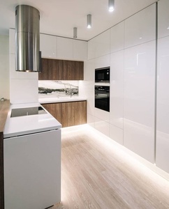 WQ MDF Indoor Cabinet with Faucet Modern Design Moisture Resistant UV Coated <strong>Doors</strong> for Bathroom Kitchen Surfaces - Product Image 4