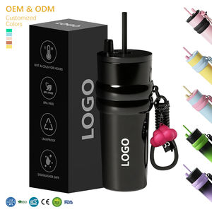 Mug à café isotherme en acier inoxydable 25 oz avec logo personnalisé, tasse de voyage pour café glacé, tasse à eau isotherme avec poignée et couvercle - Product Image 1