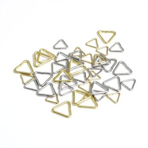 Hebilla Triangular de Acero Inoxidable de 20 mm, Chapada en Oro y Plata, para Bolsos, Accesorios de Joyería DIY - Product Image 5