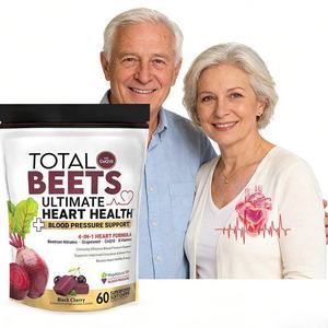 OEM <span class=keywords><strong>Total</strong></span> Beets Ultimate Heart Health, Suplemento de Apoyo para la Salud del Corazón, Masticables Blandos con Nitratos de Raíz de Remolacha y CoQ10, 60 Unidades - Product Image 2
