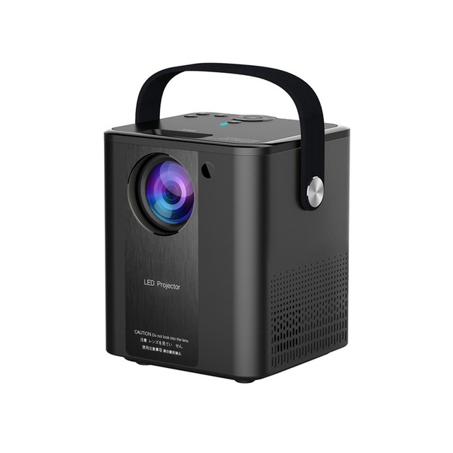 Portable Lcd Led Projector 1080p Home Theater 4000 Lumens 2000:1 Contrast Ratio With Hd Usb Tf Card Slot Remote Controller