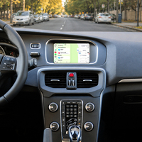 Écran ZWNAV 7 pouces pour Volvo V40 2013-2019, Carplay Android 14, lecteur multimédia DVD de voiture, unités principales, GPS, DSP, autoradio stéréo