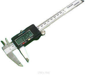 Règle à pied à coulisse numérique <span class=keywords><strong>en</strong></span> acier inoxydable 304 durable avec une plage de mesure de 100 à 300 mm - Product Image 2