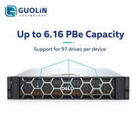 Dell EMC PowerStore 500T, stockage unifié, 25 emplacements pour disques NVMe de 2,5 pouces, 192 Go de mémoire pour la virtualisation de centre de données, base de données