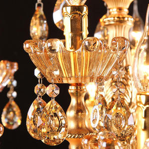Lustre moderne en cristal de luxe, lampe suspendue contemporaine pour salon, <span class=keywords><strong>salle</strong></span> à <span class=keywords><strong>manger</strong></span>, chambre principale, décoration - Product Image 4