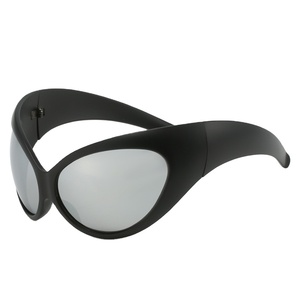 Nueva Tendencia en Gafas de Sol de Lujo Futuristas con Protección UV400, Estilo PC Oversized, Logotipo Personalizado, Venta al Por Mayor - Product Image 2