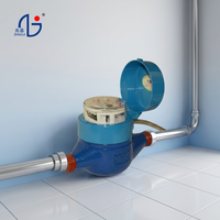Medidor de Agua Inteligente Digital de Latón/Hierro Fundido de Bajo Consumo, Protección IP68, Control Remoto por Cable, Fácil Instalación, Doméstico