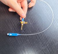 Low Crosstalk 10G Symmetric Tri OSA Module 1270nm 1577nm 650nm APD DFB SC APC Fiber Pigtail for XGS PON Network