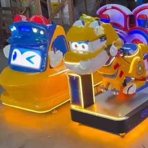 Machine de chaise berçante de grimpeurs d'intérieur de Dino à jetons Structures de jeu <span class=keywords><strong>pour</strong></span> enfants Machine de jeu de balançoire Machine de jeu d'énigme - Product Image 2