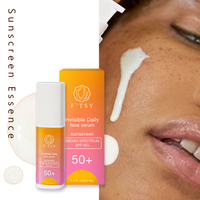 Vente en gros Soins du visage Anti-âge Acide hyaluronique nourrissant Crème solaire teintée Sérum éclat Vente à chaud SPF 50