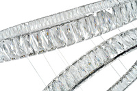 Lustre rond en or LED de luxe pour villa, grand escalier, hôtel, salon, salle de banquet, lampe suspendue créative