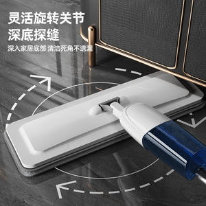 Serpillère à pulvérisation Yongkang en microfibre rectangulaire blanche P8, outil de nettoyage de sol tout-en-un - Product Image 2