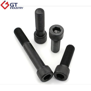 Vite a testa cilindrica zigrinata in acciaio al carbonio 1022 <span class=keywords><strong>NF</strong></span> E 25-125, trattamento nero, resistente alla corrosione, 1/<span class=keywords><strong>2</strong></span>" M6 - Product Image 3