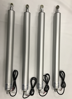 Mini actionneur linéaire tubulaire DC 12V à aimant permanent, commutation par balais, capacité de charge 1500N, en aluminium, étanche, pour bateau et maison