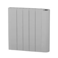 Calentador de Almacenamiento con Elemento Calefactor de Bloque Cerámico y Termostato Programable 220~240V E05C 1000W, Calentadores de Habitación de Gran Espacio con Inercia de Aluminio