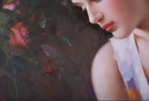 <span class=keywords><strong>Peinture</strong></span> acrylique sur mesure pour belle fille abstraite faite à la main Portrait sur toile encadrée-numéros de <span class=keywords><strong>peinture</strong></span> B & C <span class=keywords><strong>ART</strong></span> - Product Image 2