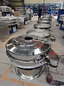 Baru saringan layar bergetar cair/serbuk sari pengocok bulat/peralatan layar pupuk - Product Image 5