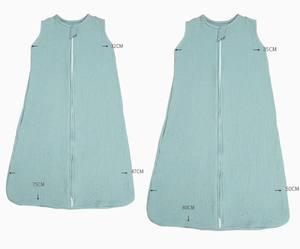 Alam musim panas katun bayi Kantung tidur, kantong tidur bayi baru lahir, kantong tidur bernapas 2 lapisan - Product Image 4