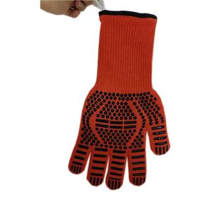 Gants en gel de silice ignifuges résistants à la chaleur pour barbecue à 500 degrés, antidérapants, colorés, style imprimé en aramide, en stock - Product Image 5