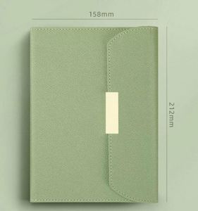 <b>Top</b> A5 Pu Leather Custom Logo Cute Notebook Journal Diary Planner With Metal Magnetic Snap Fastener for New Employee Gift - Product Image 5