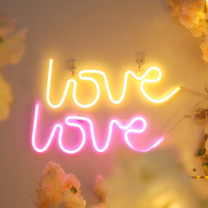 Led Neon Ánh Sáng Tình Yêu Hình Đèn Đảng Sáng Tạo Lễ Hội Trang Trí Valentine Của Ngày Phòng Ngủ Nhỏ Ánh Sáng Ban Đêm - Product Image 2