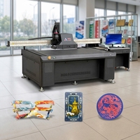 Imprimante UV à plat 1810/9060 avec machine de fabrication d'étiquettes en PVC CCD, imprimante UV à positionnement visuel