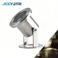 Lumière LED RGB pour piscine, étanche IP68, 12V 24V, lampe de fontaine submersible en acier inoxydable 304, pour jardin extérieur, étang, spa, Ra80
