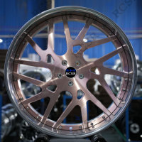 Jantes personnalisées RCSR 20 22 24 26 pouces, jantes 6x139.7 5x130 5x120 5x114.3, roues en alliage d'aluminium forgé pour voitures de luxe