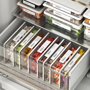 Preservation <strong>Box</strong> Transparent Plastic <strong>Box</strong> Refrigerator Specific Refrigerated sealed Food Grade Commercial Storage <strong>Box</strong> with Lid - Product Image 2