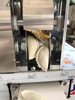 Usa Inde Pakistan Entièrement automatique Patti Big Empanada Curry Puff Spring Roll Samosa Pâtisserie Pliante Machine de fabrication