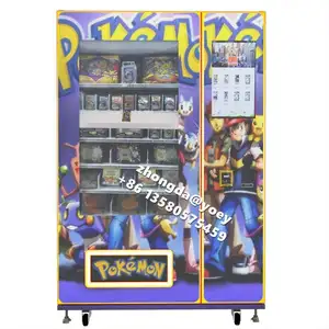 Customize LED Digital Screen Smart Trading Cards Vending Machine Sport Cards Vending Machine With Elevator For Sales