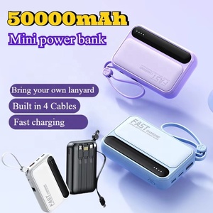 Nouvelle Tendance 2026 : <span class=keywords><strong>Batterie</strong></span> Externe Portable 4-en-1 de 10000 mAh à Charge Rapide avec Câble et Cordon, <span class=keywords><strong>Mini</strong></span> <span class=keywords><strong>Batterie</strong></span> de Voyage Promotionnelle Format Compact - Product Image 6