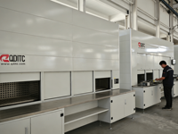 Plataforma Giratoria Vertical Automática, Software WMS de Almacenamiento, Hierro Galvanizado Resistente a la Corrosión, Almacén de Seguridad Duradero