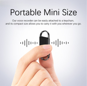 8GB hiệu suất cao giảm tiếng ồn kỹ thuật số ghi âm với phát lại giọng nói kích hoạt ghi âm cho các cuộc họp bài giảng - Product Image 5