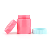 Pot d'emballage en plastique PET pour bonbons, biscuits, gommes, herbes et fleurs comestibles, 3,5g 7g, avec bouchon sécurité enfant