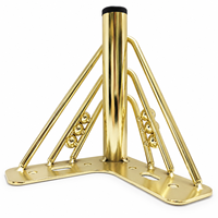 Pieds de meubles en métal de bonne qualité pour lits, canapés, armoires, tables - Quincaillerie en fer durable, design moderne, personnalisable, utilisation multi-espaces