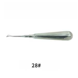 Elevadores dentales de raíz rectos o curvos de acero inoxidable de grado médico, gran venta - Product Image 6