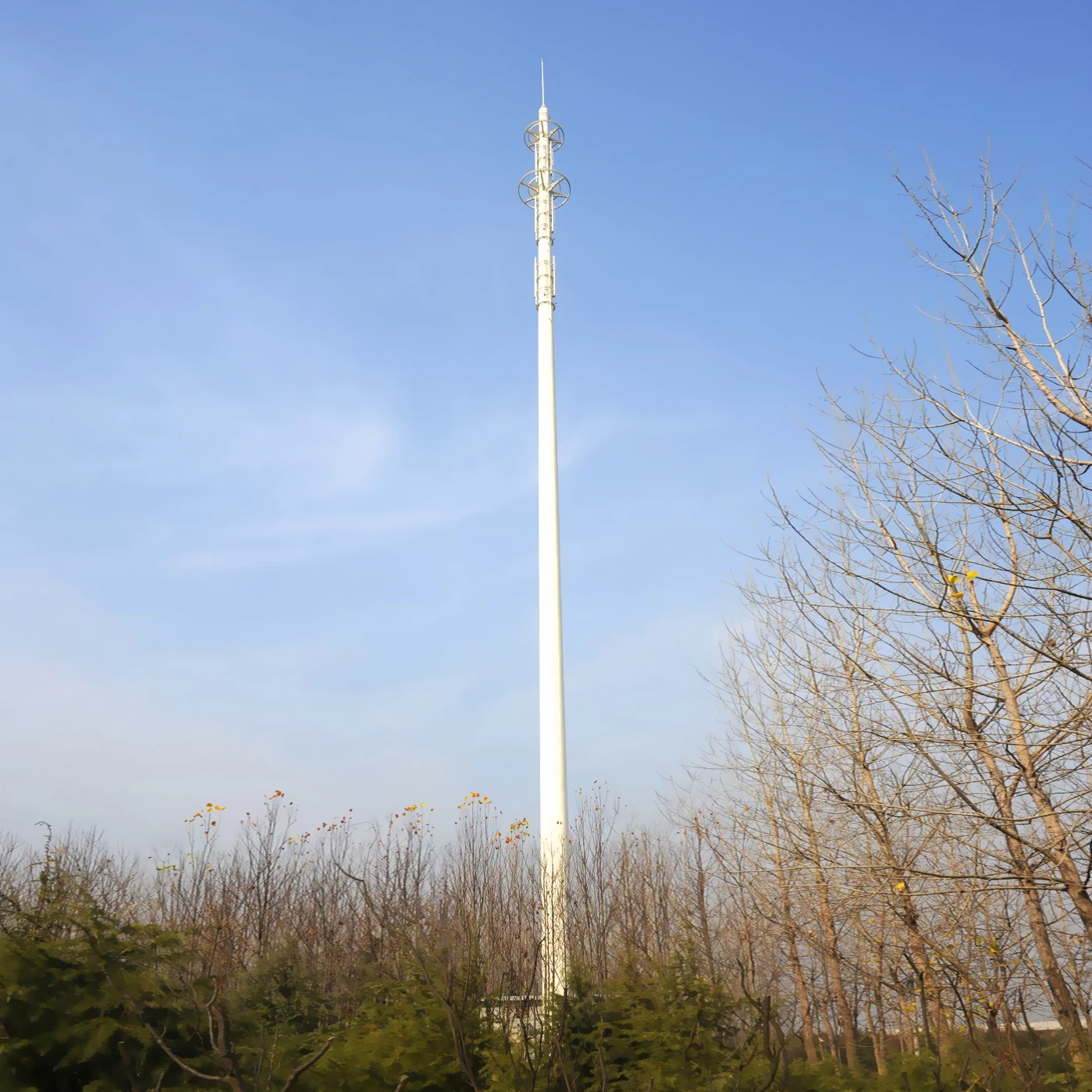 Torre de aço de aço da estrutura da torre 110kV-230kV Monopoles da estrutura do standard internacional