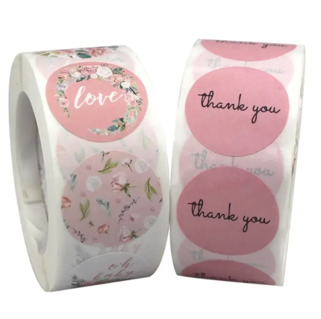 small MOQ print perfume Cartoon paper Sticker Printing stamping embossed sticker label For Product Label Bottle Label Sticker