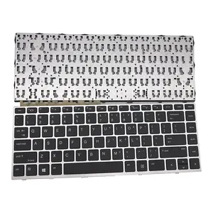 热卖笔记本电脑键盘为HP ELITE BOOK 2560P法国黑无框架