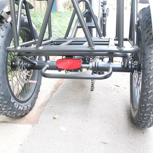 48V Lunbund 20 pouces tricycle vélos 30-50 Km/h vélo à trois roues vélo avec une <span class=keywords><strong>remorque</strong></span> cargo <span class=keywords><strong>pour</strong></span> adultes - Product Image 5