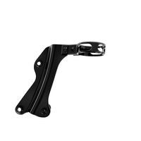 Pièces de moto : Supports de fixation noirs professionnels pour réservoirs externes Harley Touring 2014-2026