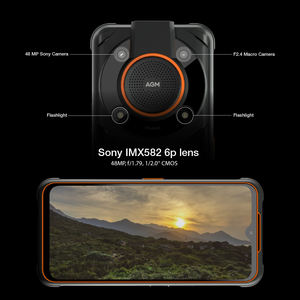 [Prix officiel] AGM Glory <span class=keywords><strong>SE</strong></span> | Smartphone robuste débloqué 5G, Qualcomm 5G, haut-parleur le plus puissant de 110 dB, batterie arctique de 6200 mAh, téléphone portable - Product Image 5